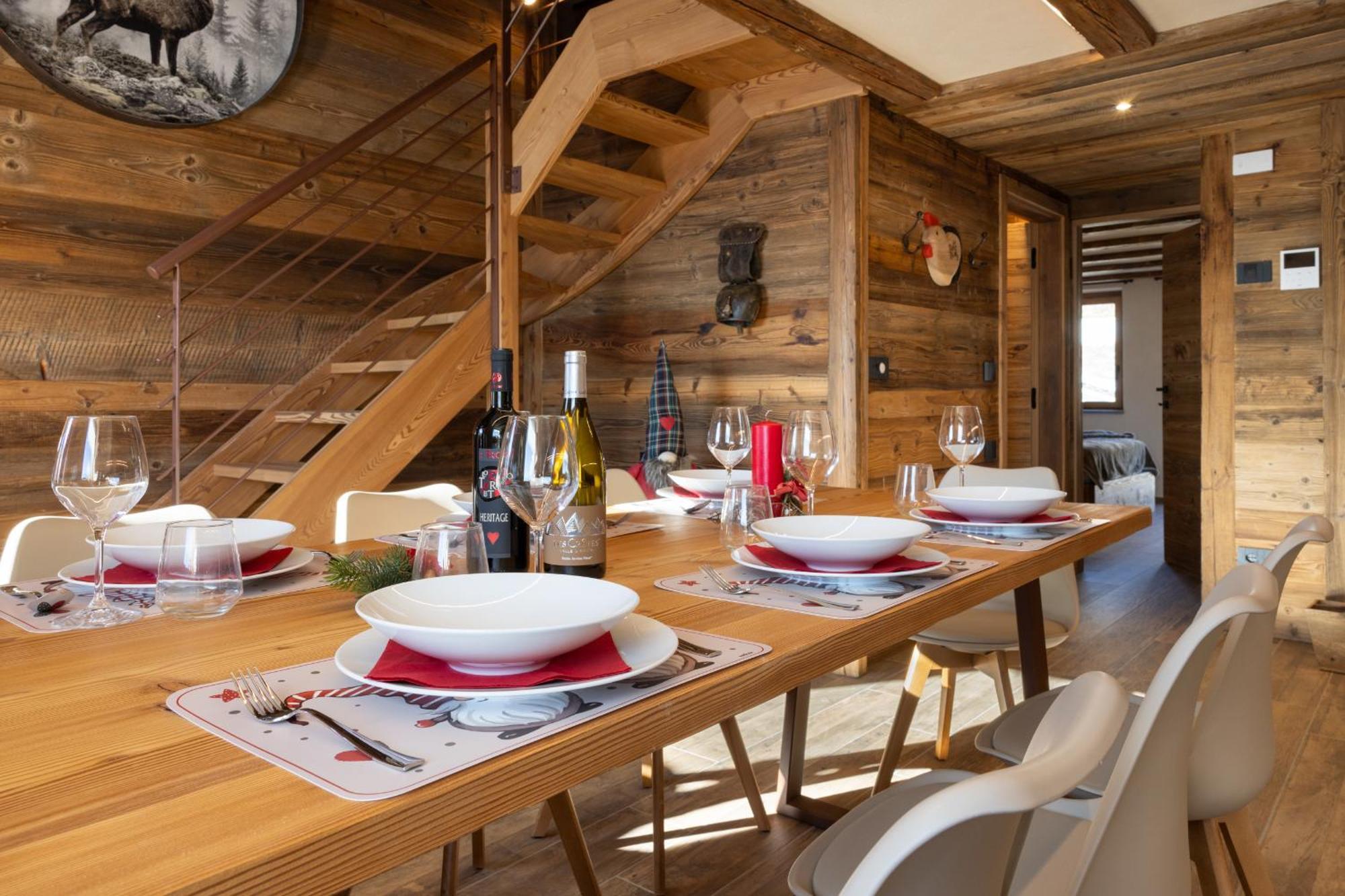 Les Reves Des Montagnards, Appartements De Charme Torgnon Exteriér fotografie
