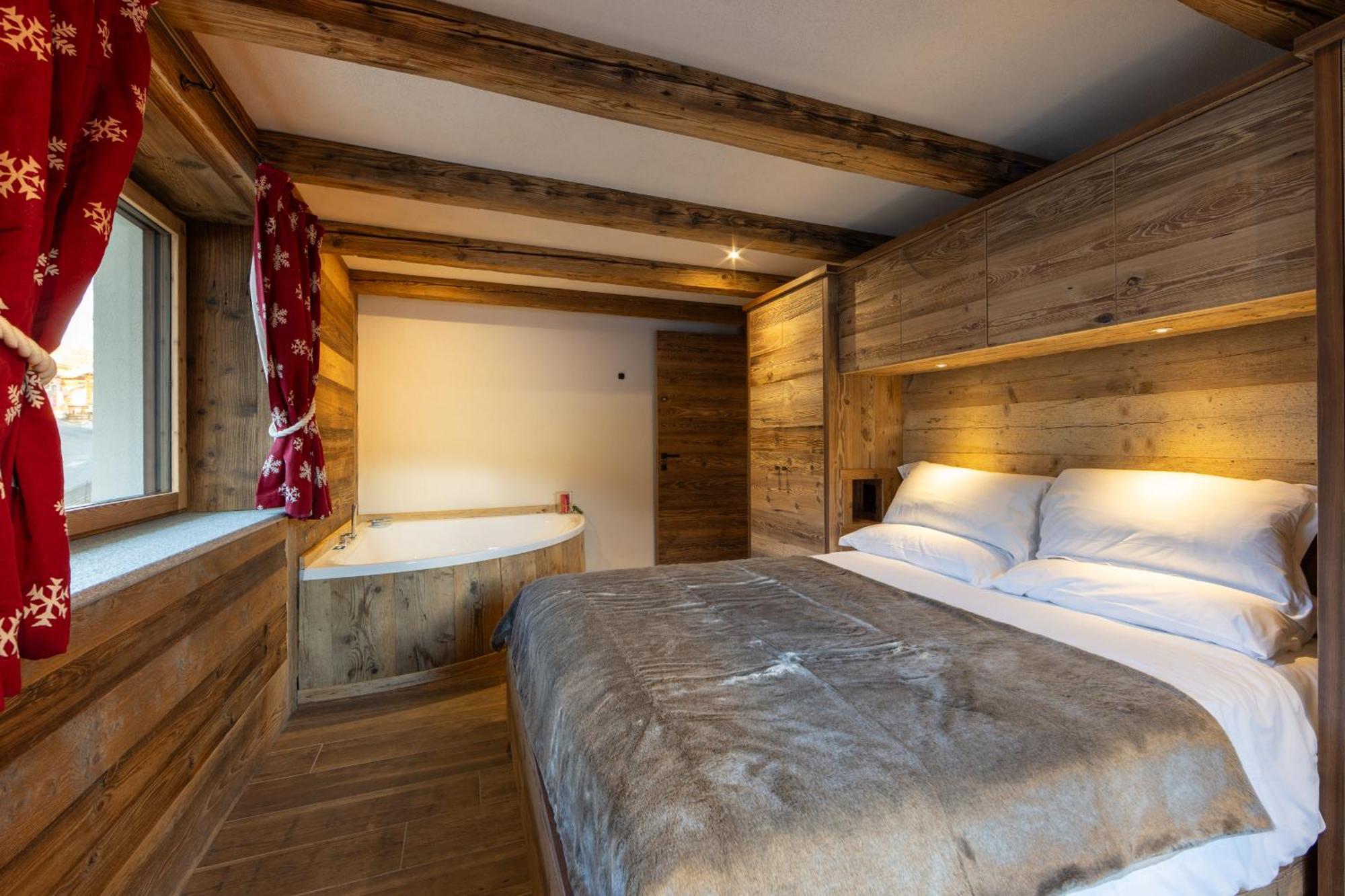 Les Reves Des Montagnards, Appartements De Charme Torgnon Exteriér fotografie